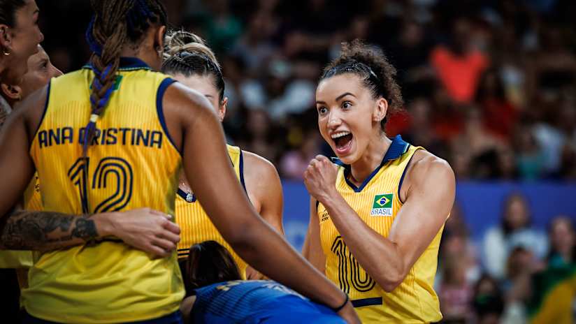 Gabriela Guimarães, Brazil's national volleyball team captain at the Paris 2024 Olympics
