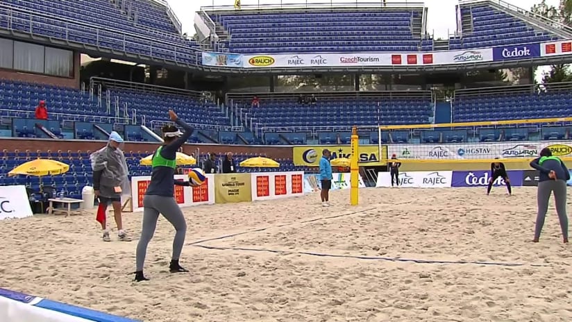 Brazil's Eduarda/Elize Maia defeat France's Adelin/Lusson